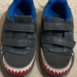 Carter’s Shark Sneakers Size 11 Gray